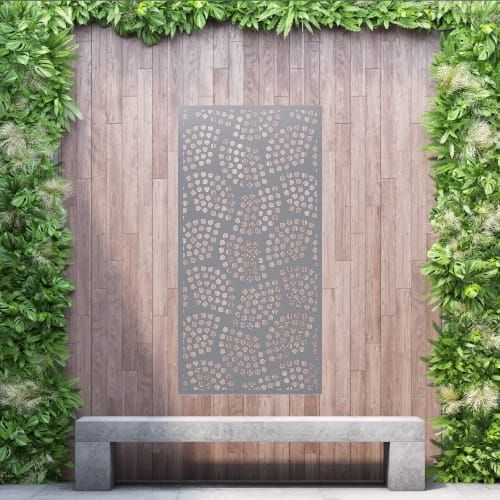 Aluminium Privacy Screen Eclipse - Wall Mounted - 1800mm x 900mm Grey