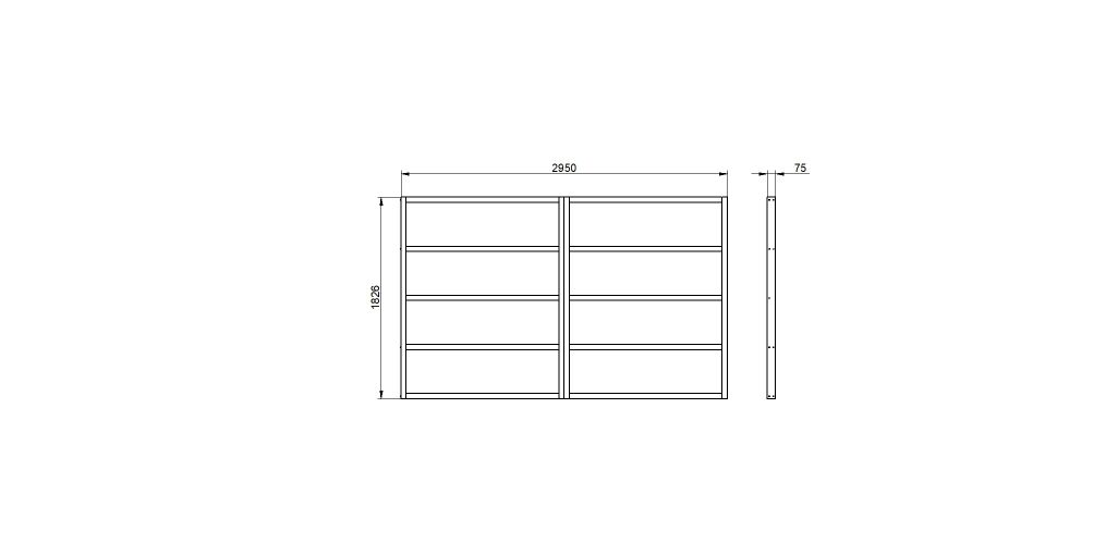 Shed Base for Forest Overlap Sheds - 10' x 6'