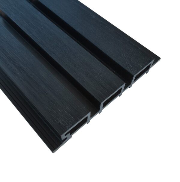 Standard Composite Slatted Cladding - 168mm x 3.6mtr Charcoal