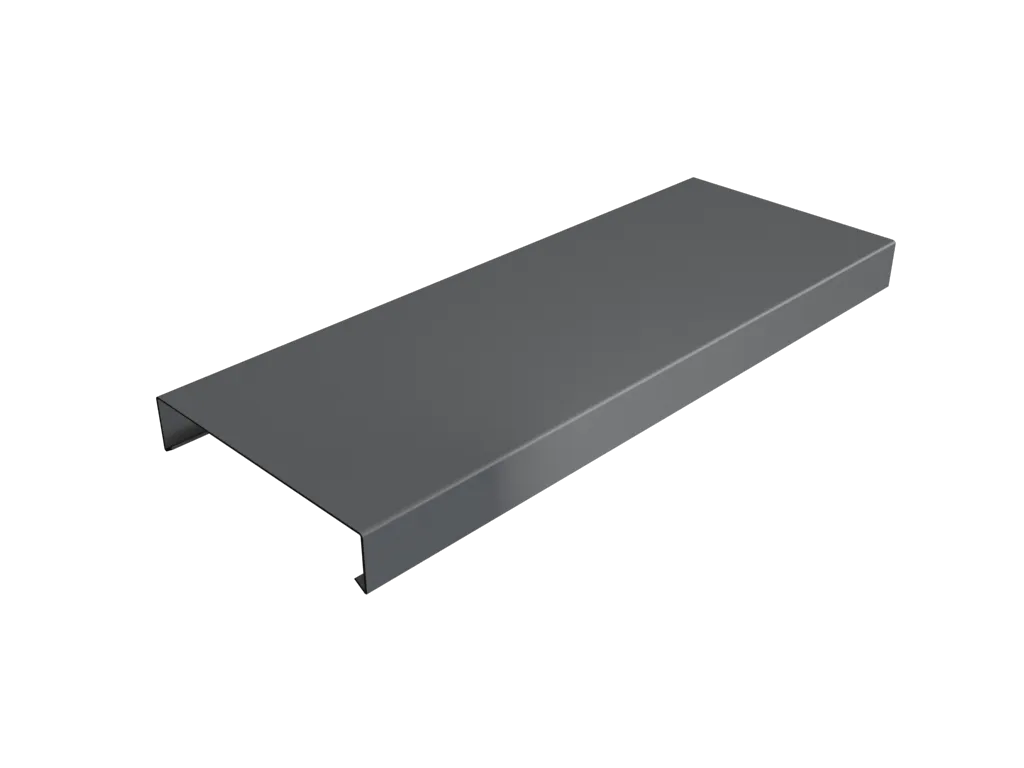 Aluminium Coping for 200-250mm Wall - 310mm x 3mtr Anthracite Grey