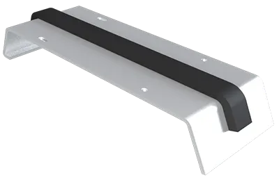 Aluminium Coping Fixing Clip for 141-200mm Wall - 260mm Anthracite Grey