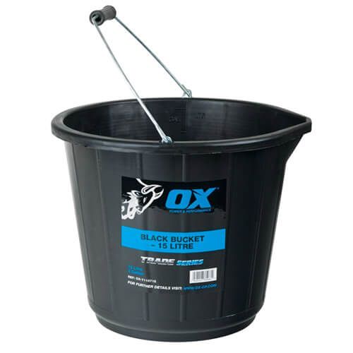 Trade Black Bucket - 15 Litre