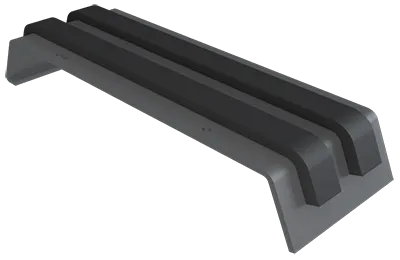 Aluminium Coping Union for 141-200mm Wall - 260mm  Anthracite Grey